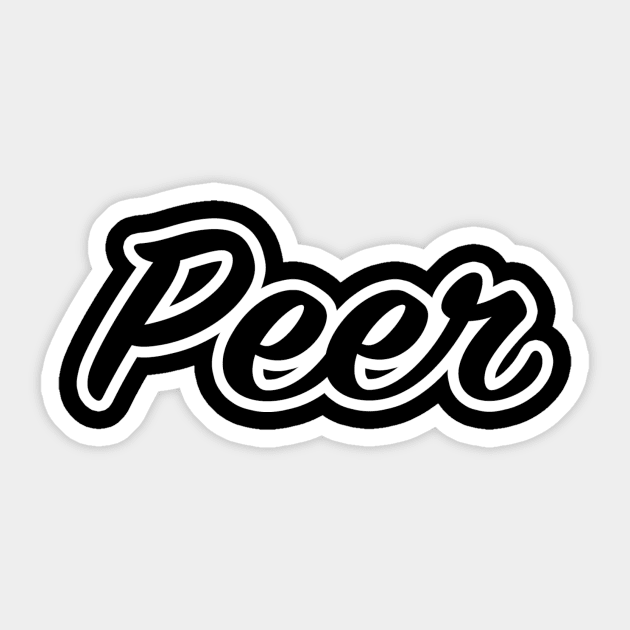 Peer Sticker by lenn